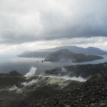 Vulcano vista dall'alto