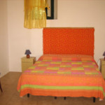 camera da letto casa vacanza a stromboli